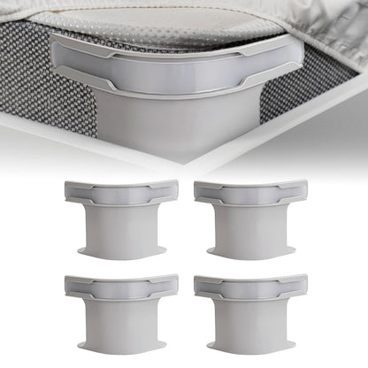 Invisible Bed Sheet And Mattress Cover Fastener--Four Packs