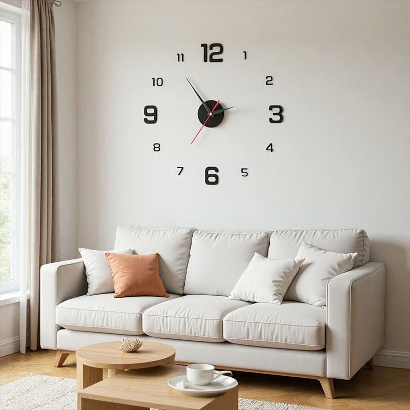 🥳2026 HOT SALE🥳⏰3D DIY Luminous Acrylic Wall Clock Set