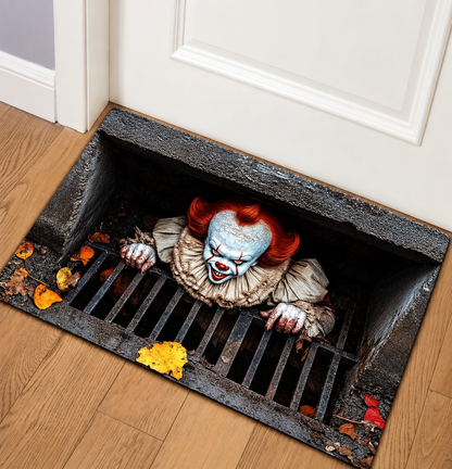 💀 3D Skull Trap Door Illusion Mat – Spooky Halloween Entrance Decor