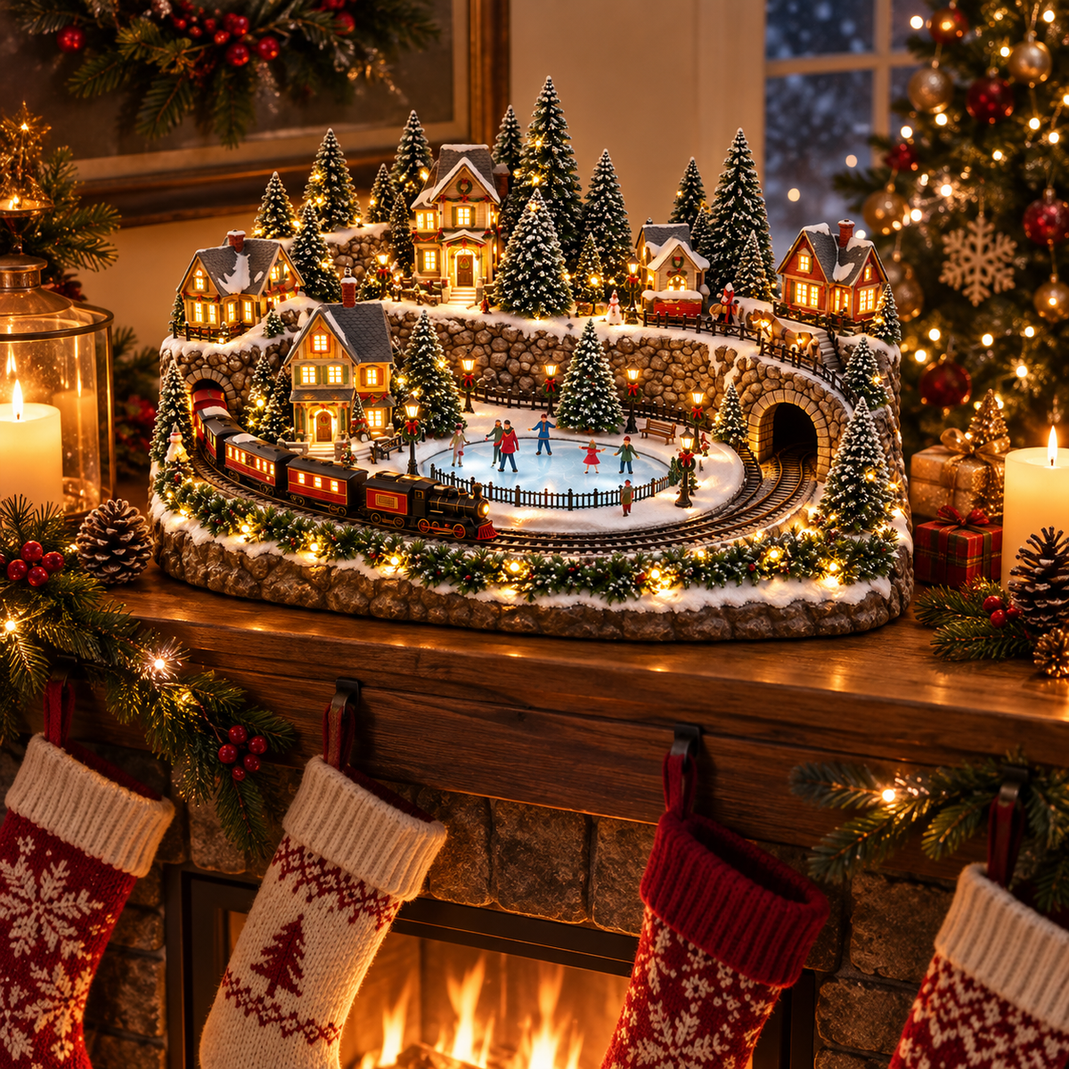 🔥 LAST DAY 50% OFF 🔥 Lighted & Animated Christmas Village Collection ✨