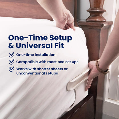 Invisible Bed Sheet And Mattress Cover Fastener--Four Packs