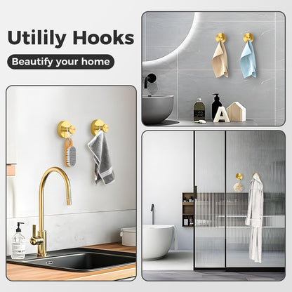 Suction Cup No-Trace Hooks – Hassle-Free Hanging for Seasonal Decor & Daily Necessities