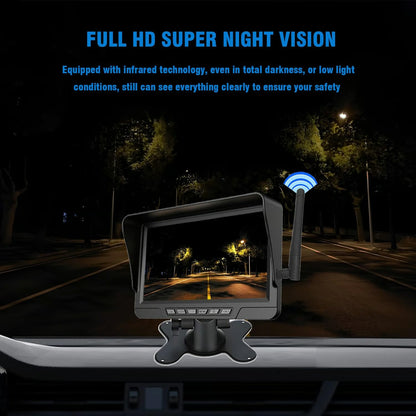 🔥 50% OFF Limited-Time Offer – Magnetic Solar Wireless Backup Camera System 📡☀️