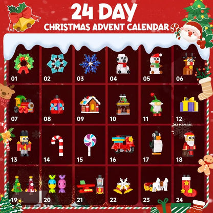 ⏳ Last Day 50% OFF – 🎄24-Day Christmas Surprise Countdown Calendar | 24 Daily Compartments with Surprise Toys for a Fun Screen-Free Holiday Tradition 🎁✨