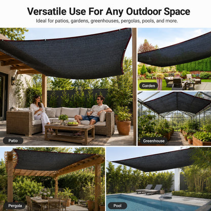 Outdoor UV-Resistant Privacy Shade Cloth