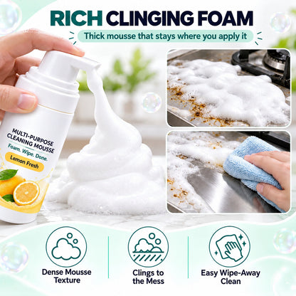 Multi-Purpose Cleaning Mousse | Powerful Foam for Everyday Messes