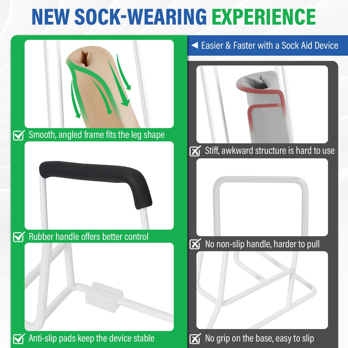 Compression Sock Aid Device & Stocking Donner