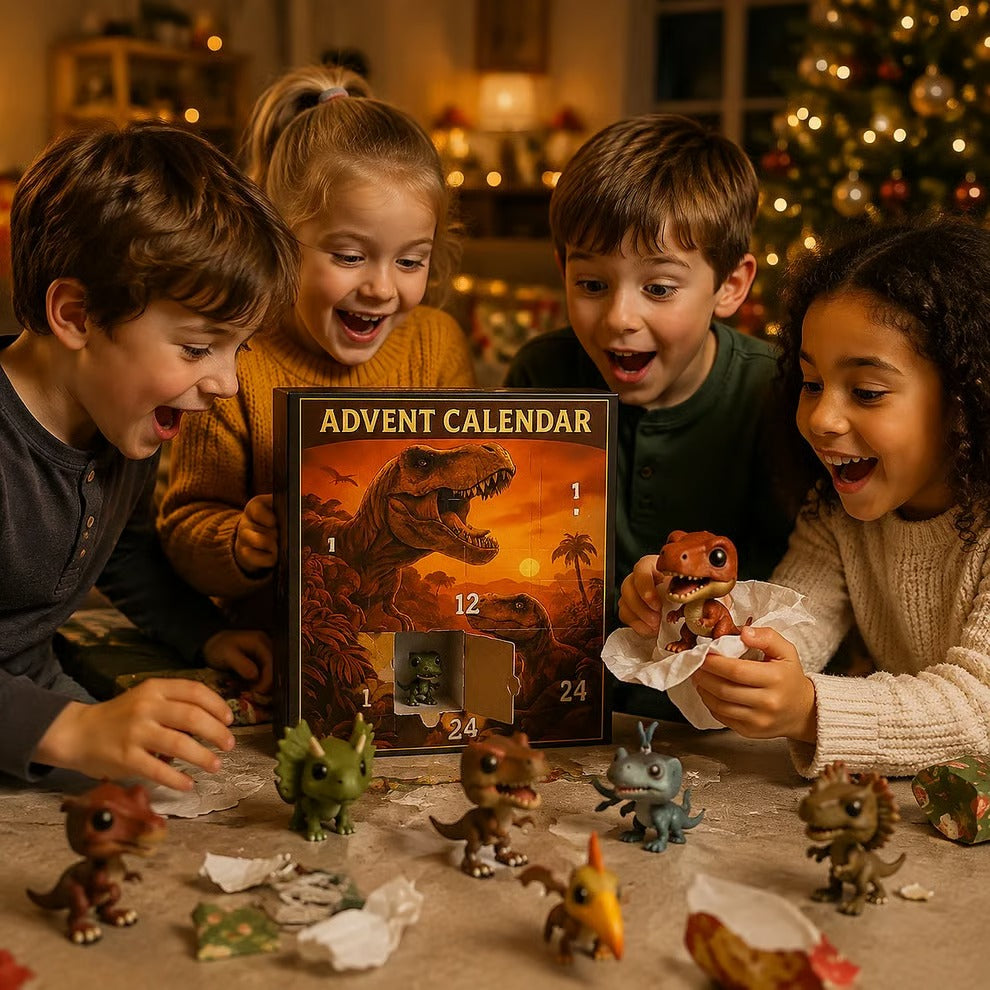 🦖Dinosaur Advent Calendar, 24‑Day Christmas Countdown Calendar