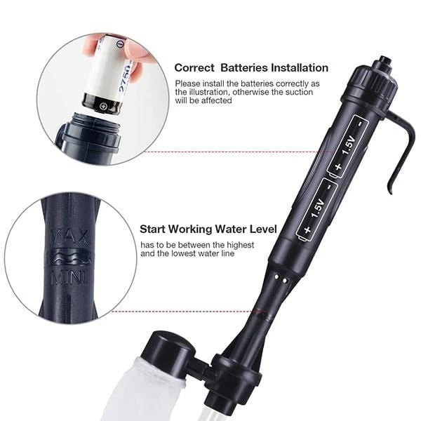 Electric Aquarium Gravel Cleaner – Fast, Easy Tank Cleaning