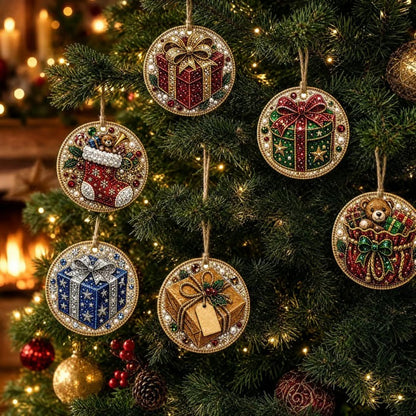 🎄Christmas DIY Diamond Painting Ornaments Kit (6 PCS)🎅