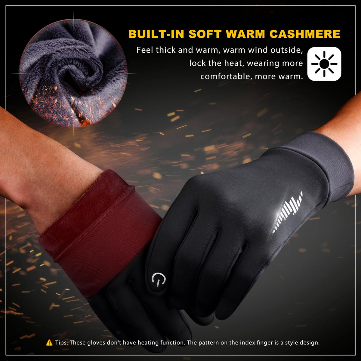 Unisex Winter Thermal Waterproof Touchscreen Gloves