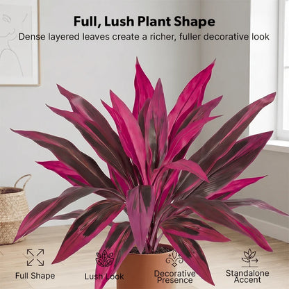 🎁 Last Day 50% OFF - Artificial Boston Fern & Dragon's Blood Tree Plants
