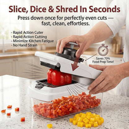 15-in-1 Multi-Function Vegetable Chopper & Food Prep System