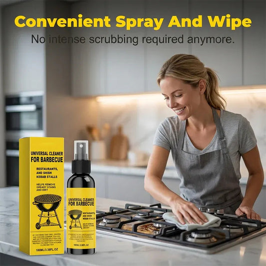 🔥🧽 Heavy-duty BBQ Cleaner – dissolves carbon, grease, and baked-on grime!