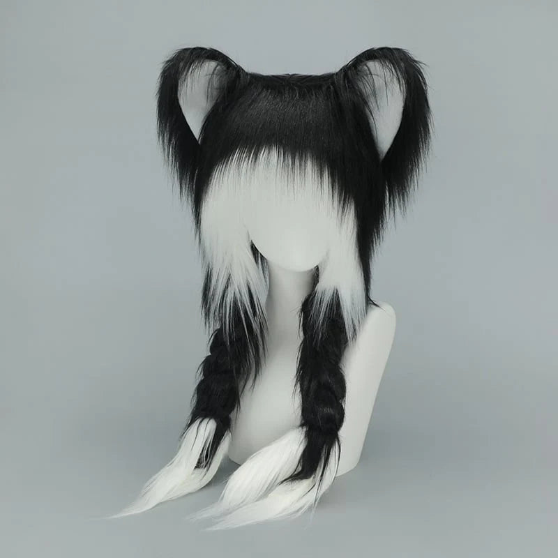 ⚡ Flash Sale – Fluffy Cat Ear Hat | Halloween & Christmas Cozy Plush Headwear