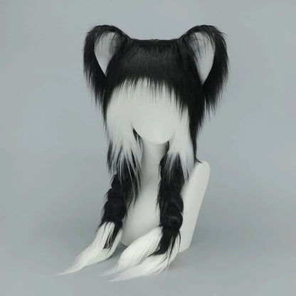 ⚡ Flash Sale – Fluffy Cat Ear Hat | Halloween & Christmas Cozy Plush Headwear
