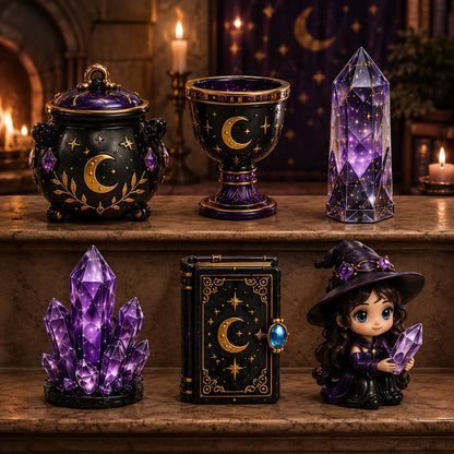 ⏳ Last Day 50% OFF – 🔮 2026 Crystal Witch Advent Calendar | 24 Days of Mystical Miniatures, Crystal-Inspired Surprises & Witchy Fantasy Charm ✨
