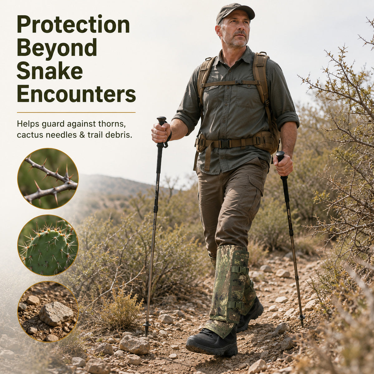Unisex Professional Snake Guard Gaiters
