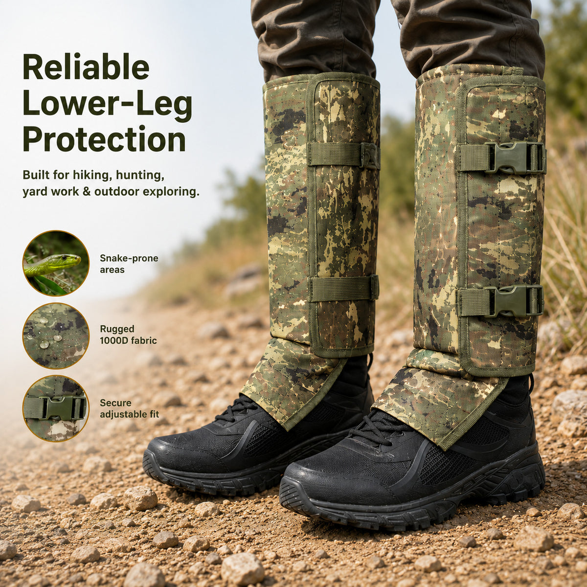 Unisex Professional Snake Guard Gaiters
