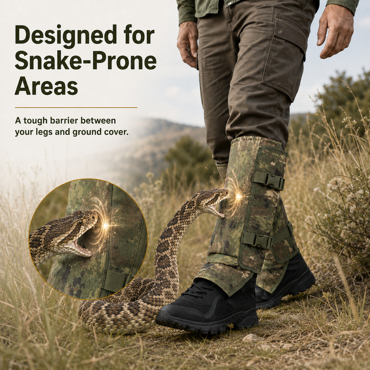 Unisex Professional Snake Guard Gaiters