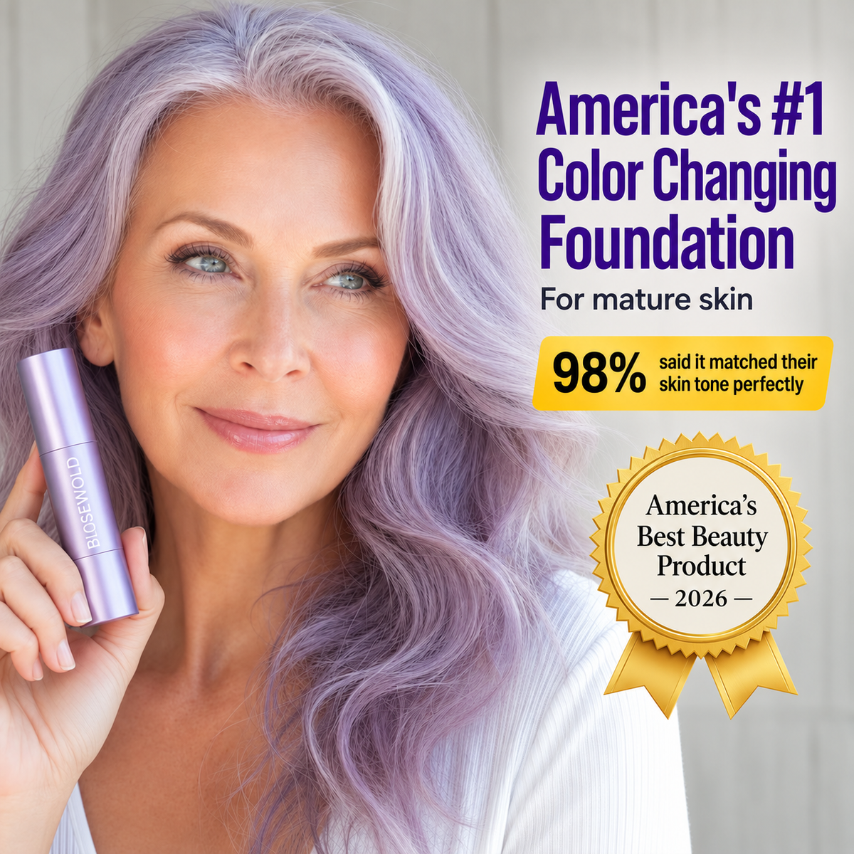 Facelover™ Changing Foundation Stick – The stick that makes mature skin glow again