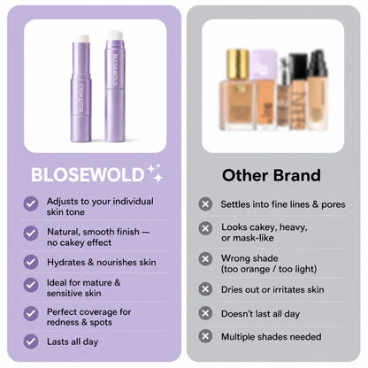 Facelover™ Changing Foundation Stick – The stick that makes mature skin glow again