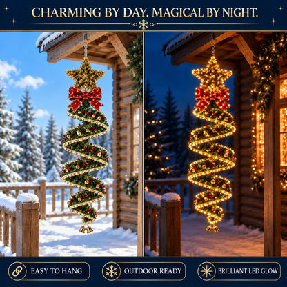 🎄Last day for 50% off🎄Christmas Magic Spiral™ Hanging LED Light Collection