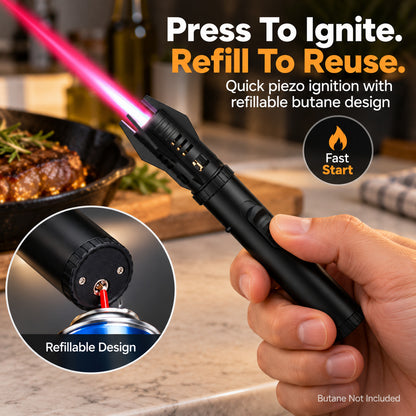 Upgraded Windproof Turbo Jet Torch Lighter