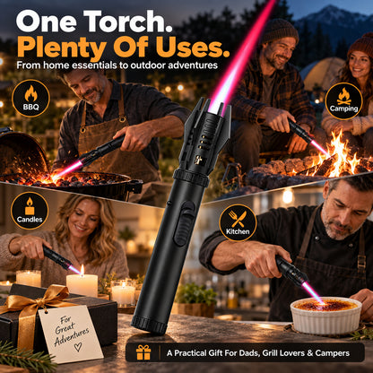 Upgraded Windproof Turbo Jet Torch Lighter
