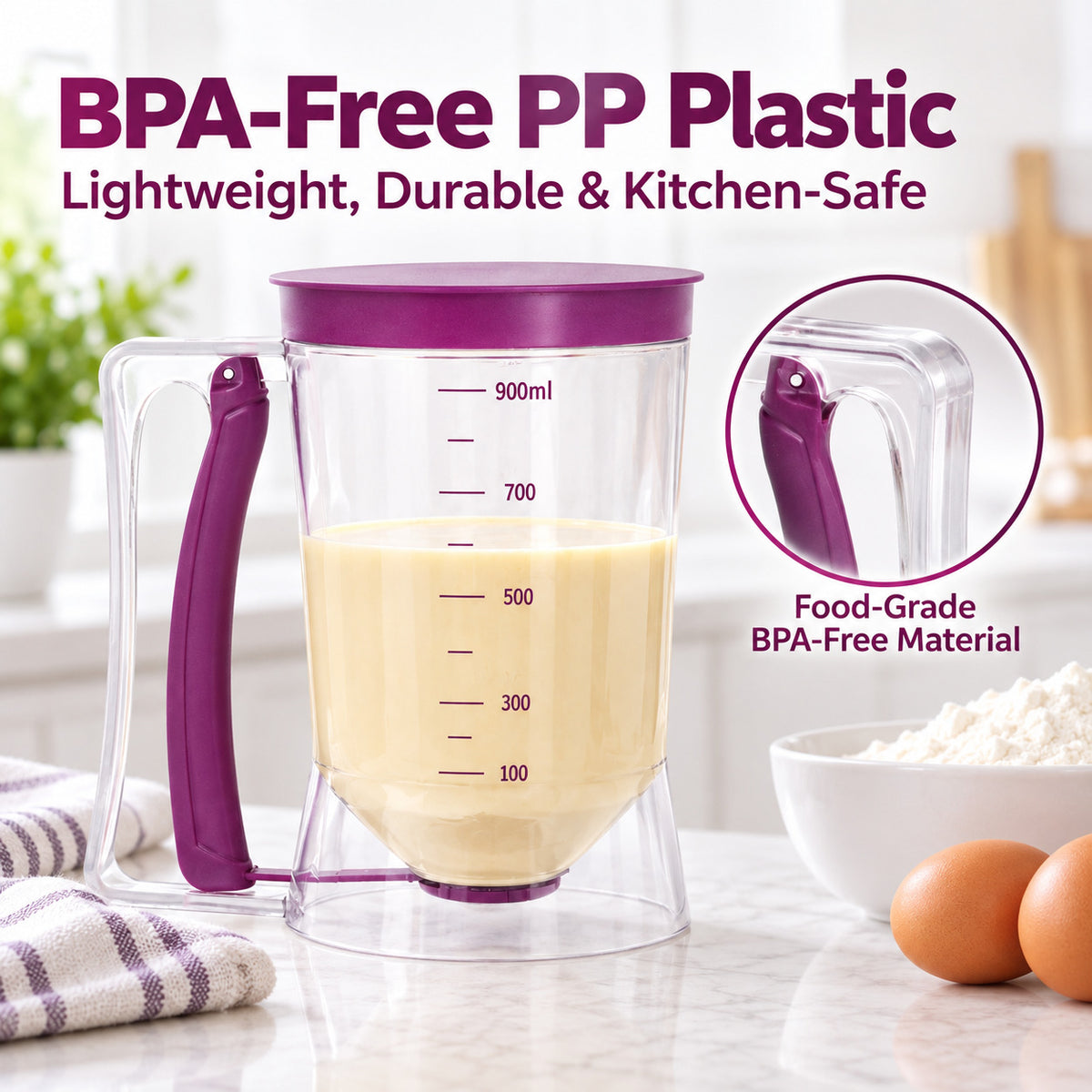 No-Drip Pancake Batter Dispenser