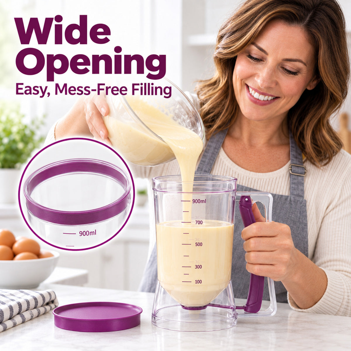 No-Drip Pancake Batter Dispenser