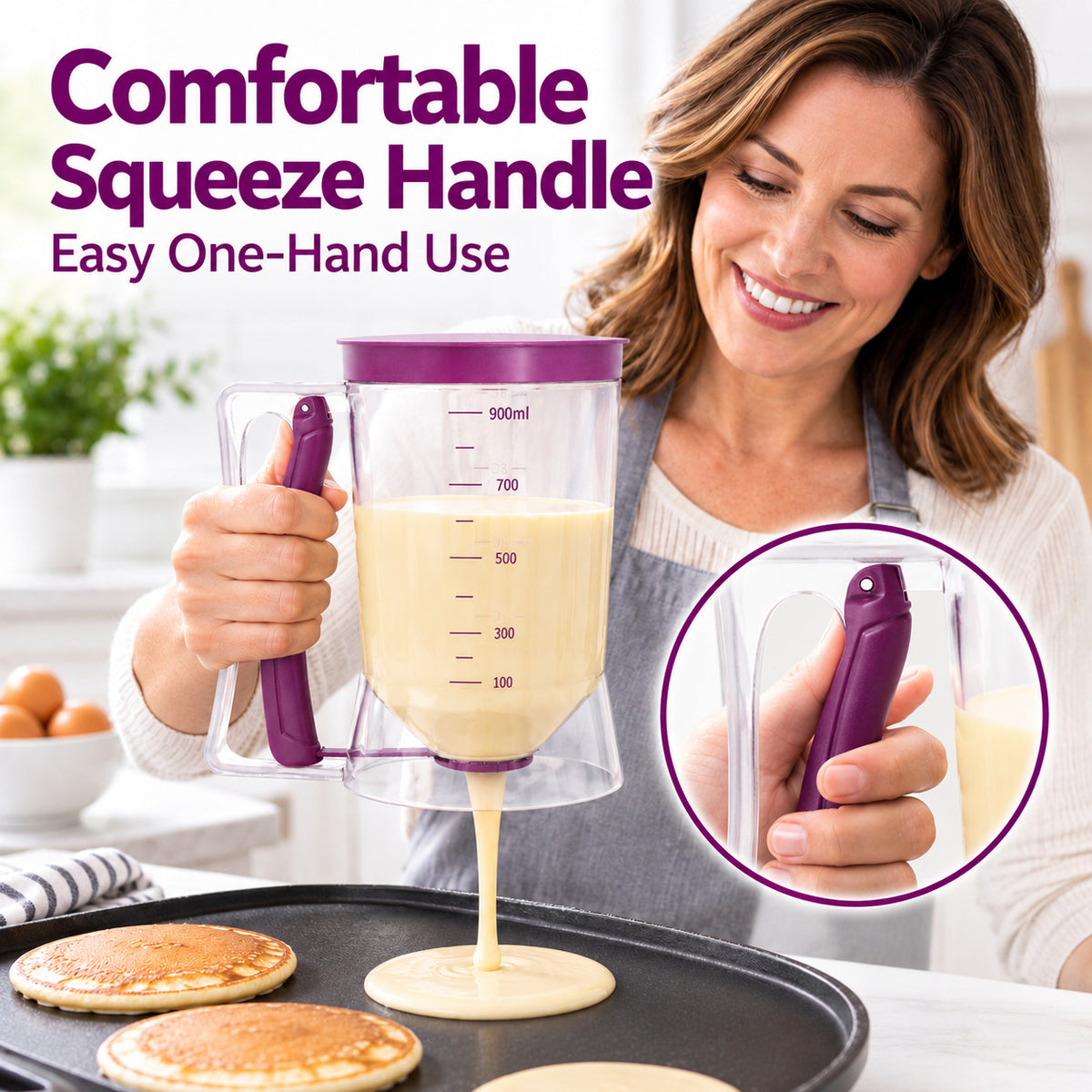 No-Drip Pancake Batter Dispenser