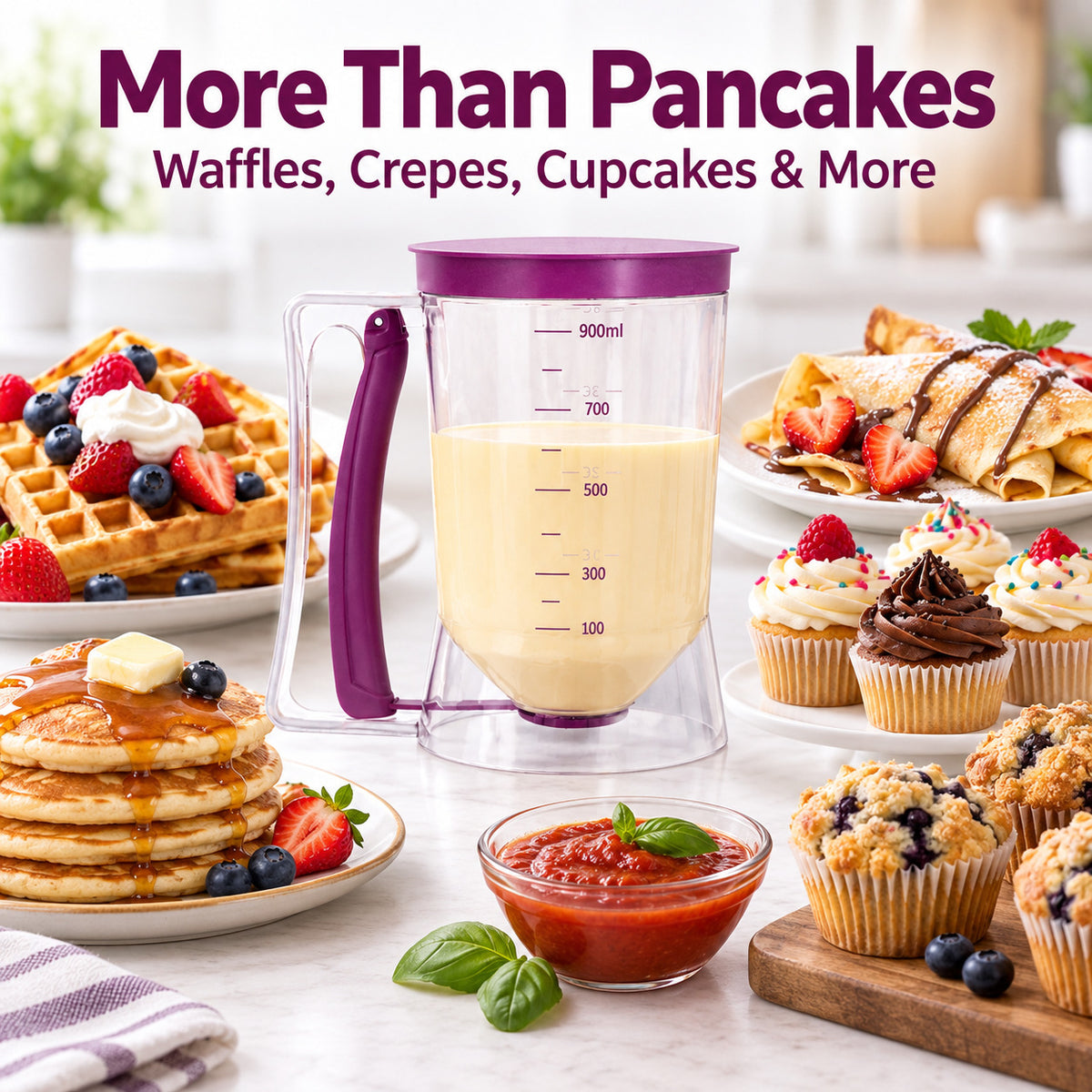 No-Drip Pancake Batter Dispenser