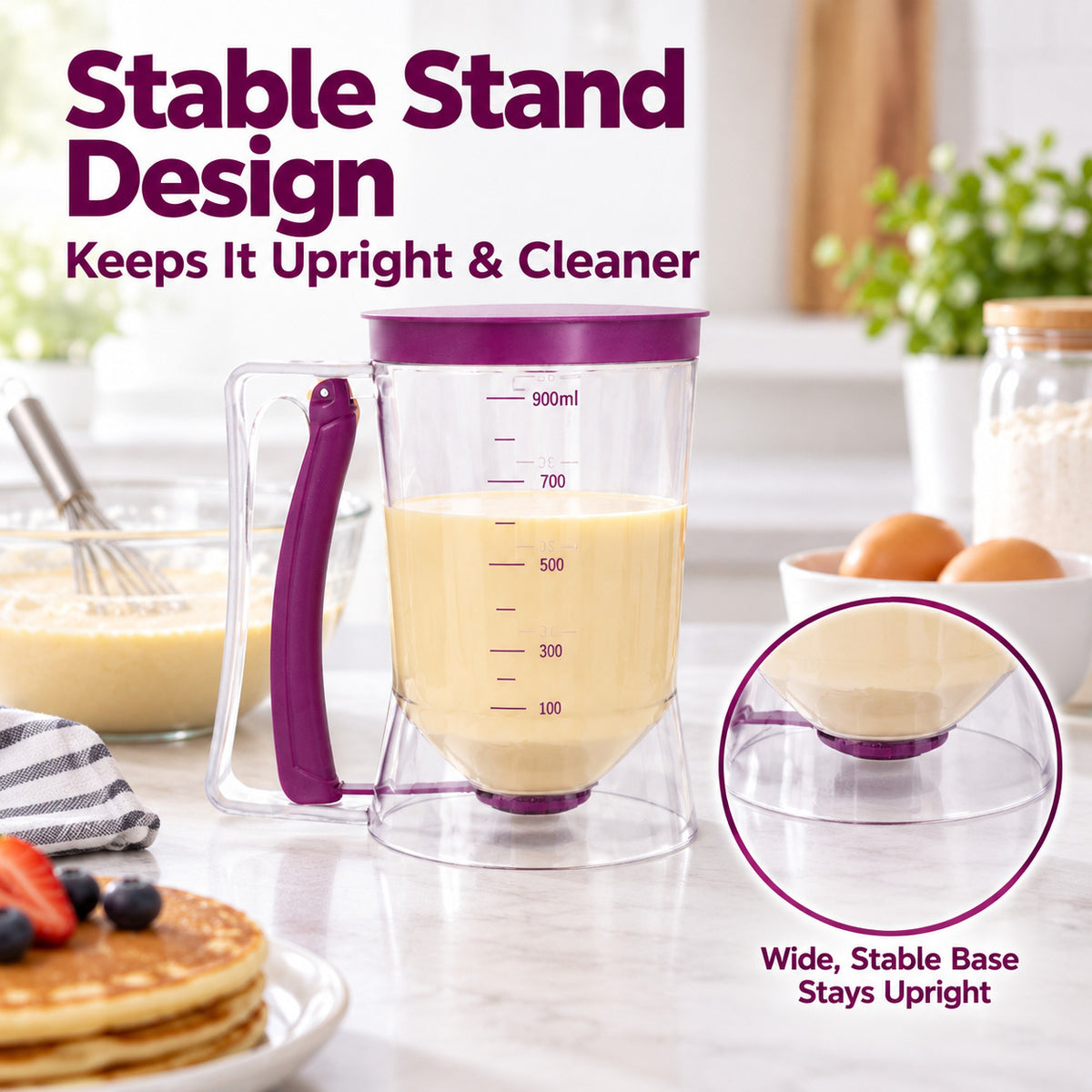 No-Drip Pancake Batter Dispenser