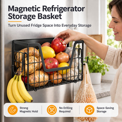 Magnetic Refrigerator Storage Basket