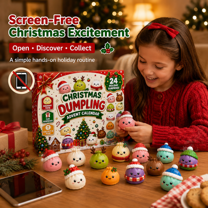🎄24-Day Christmas Dumpling Squishy Advent Calendar