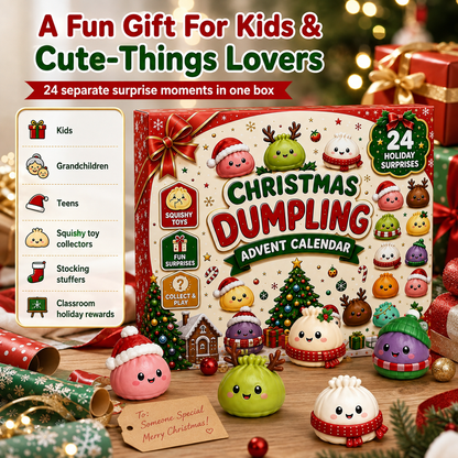 🎄24-Day Christmas Dumpling Squishy Advent Calendar