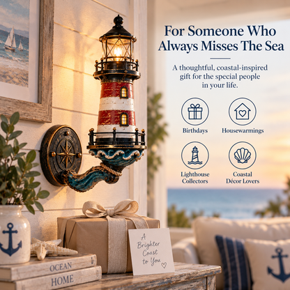 🌊Vintage Coastal Lighthouse Wall Light