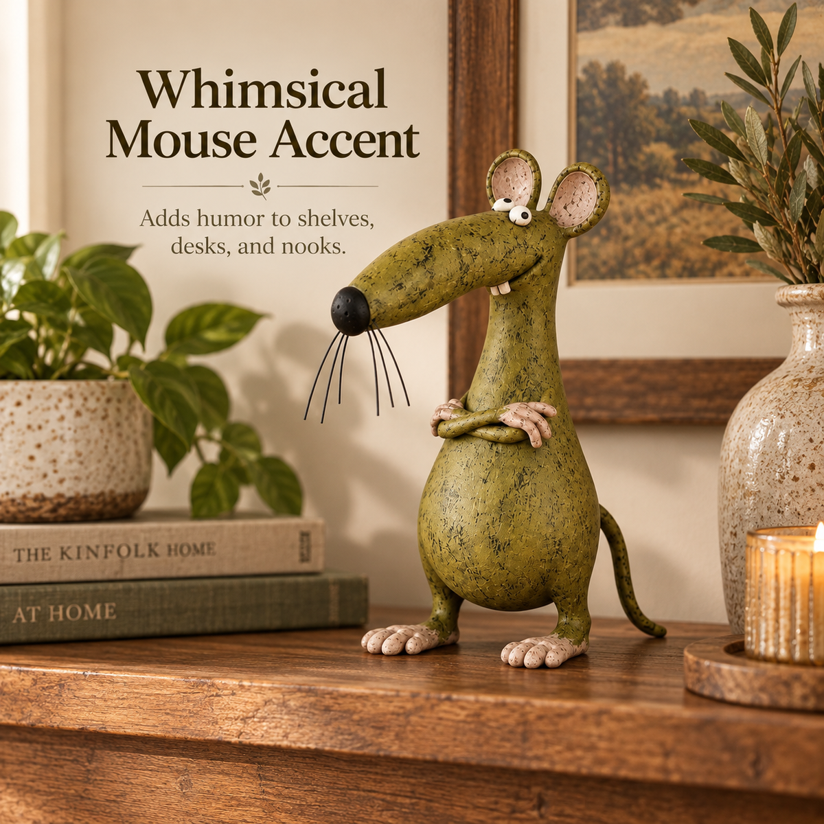😼Whimsical Vintage Mouse & Cat Figurines🐭