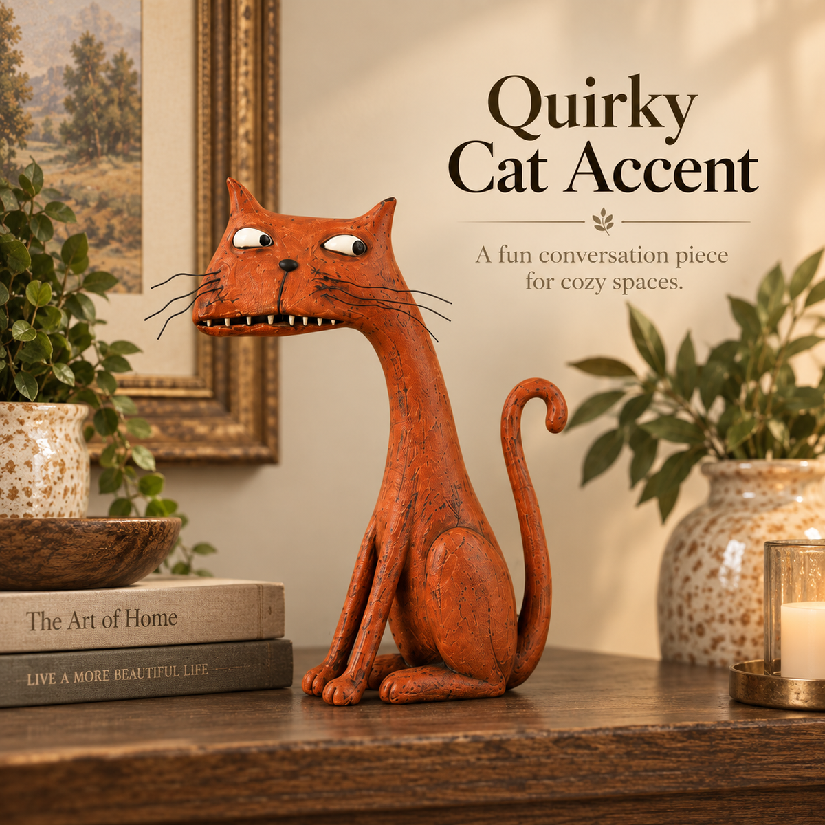 😼Whimsical Vintage Mouse & Cat Figurines🐭