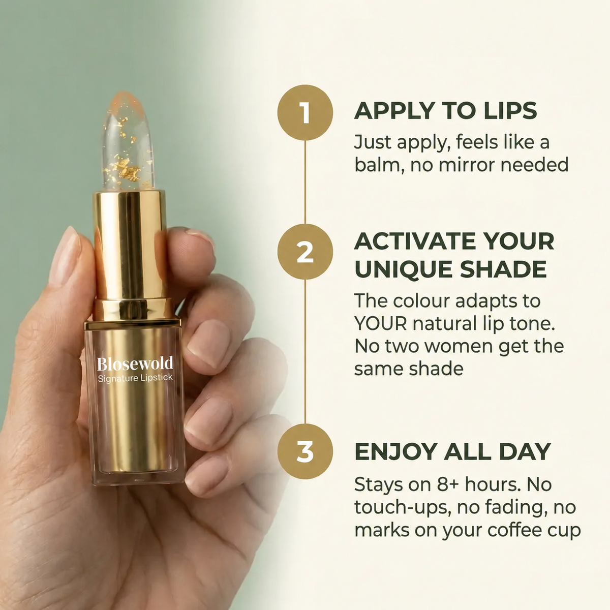 Blosewold™ Lipstick for Black Women