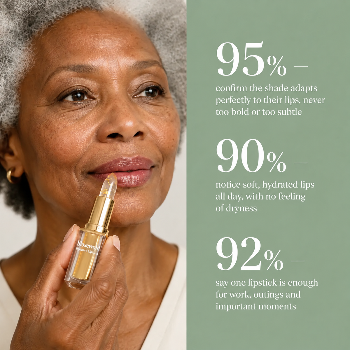 Blosewold™ Lipstick for Black Women