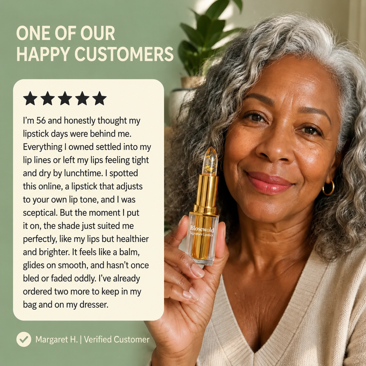 Blosewold™ Lipstick for Black Women