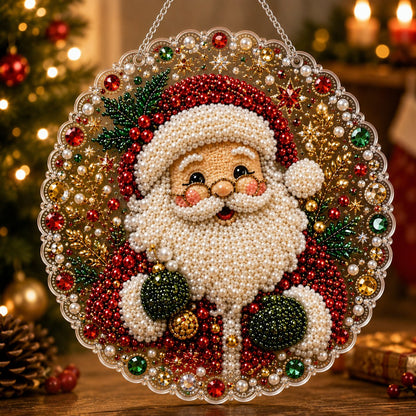 🎁Last Day 50% OFF-💎Christmas Pearl  Art DIY Hanging Ornament Kit