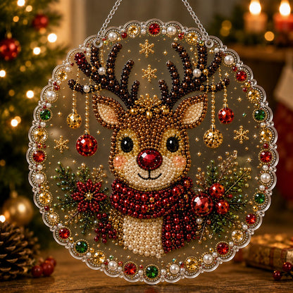 🎁Last Day 50% OFF-💎Christmas Pearl  Art DIY Hanging Ornament Kit