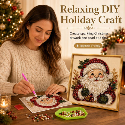🎨💎DIY Christmas Pearl Diamond Painting Art Kit