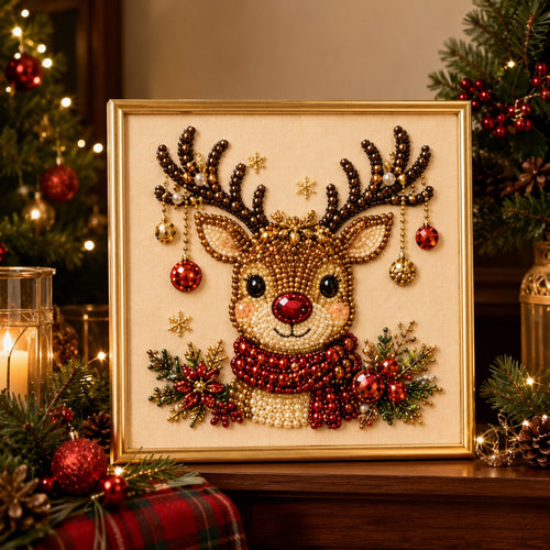 🎨💎DIY Christmas Pearl Diamond Painting Art Kit