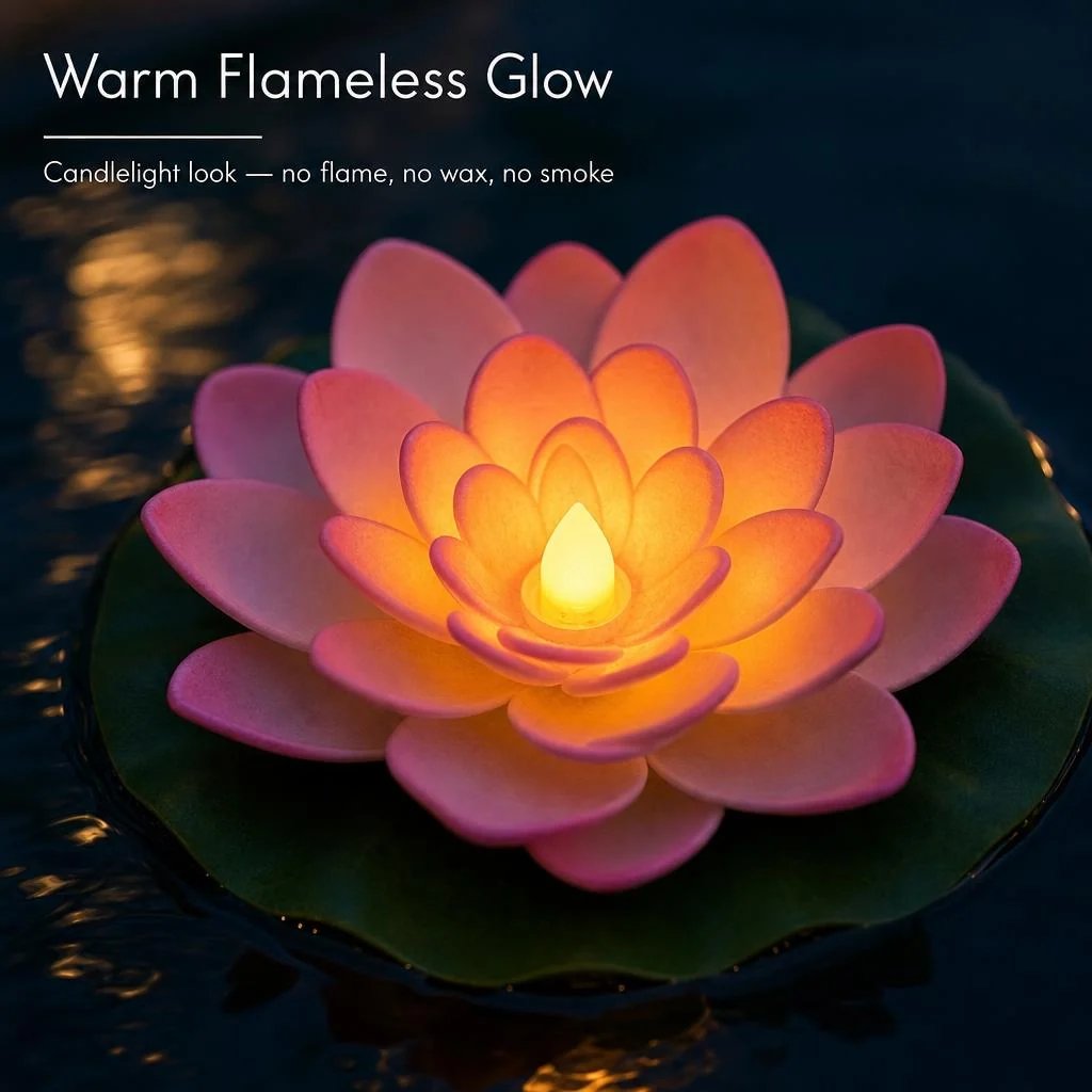 🪷 BlosewoldGlow™ Floating Lotus Lights