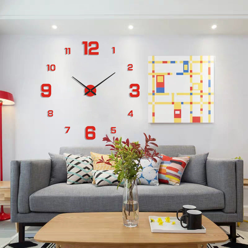 🥳2026 HOT SALE🥳⏰3D DIY Luminous Acrylic Wall Clock Set