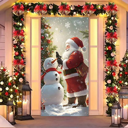 🎄🎅 2026 Festive Christmas Door Cover